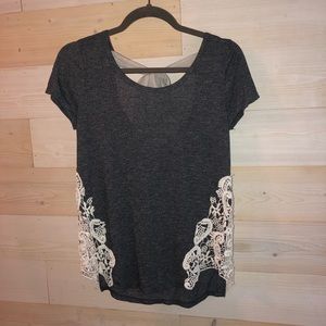 tie-back tee by Moa Moa